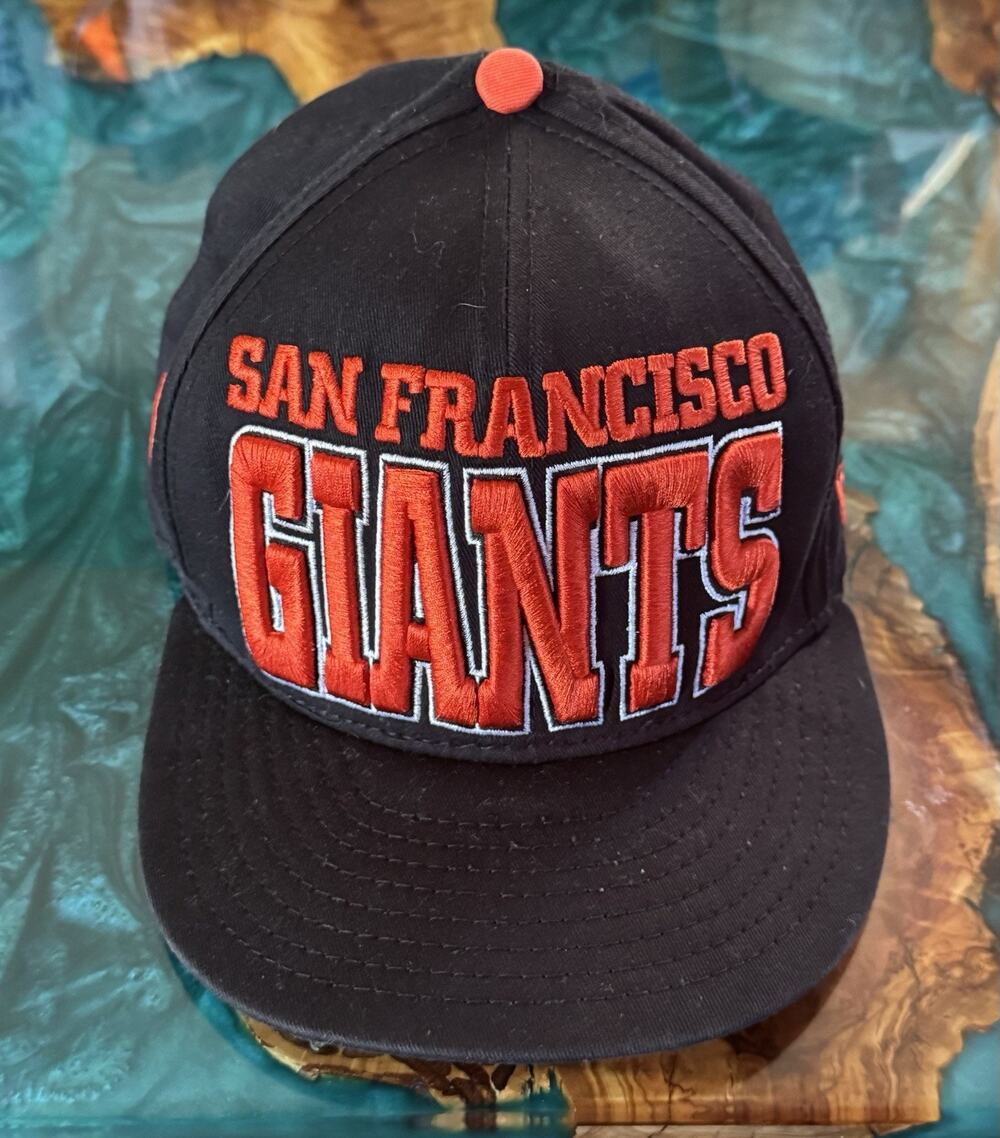 New Era 9Fifty San Francisco SF Giants MLB Snapback Cap Hat black orange